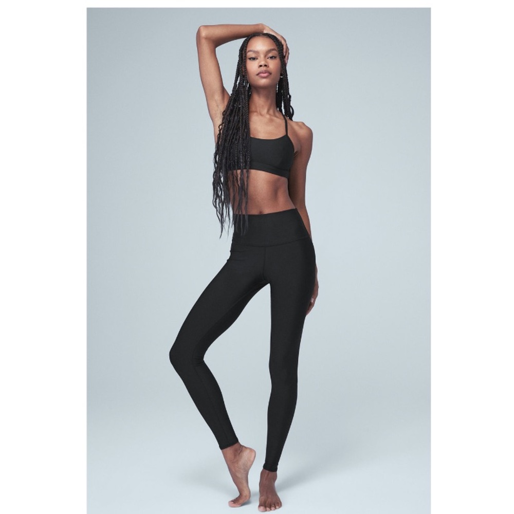 Alo Highwaist Full Length Airlift Legging in Black